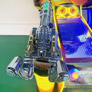 Máquina de juego Arcade para interiores, precio al por mayor, simulación de tiro Skye oscurecido que funciona con monedas, 2 <span class=keywords><strong>pistolas</strong></span>, carreras para niños, madera - Product Image 5