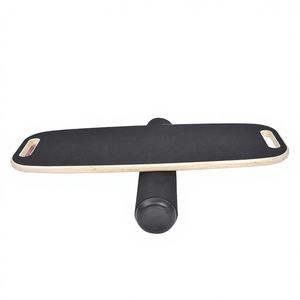 Planche d'équilibre en bois portable pour le skateboard, le surf, le ski, le snowboard, la gym intégrée, le yoga, le pilates, le corps - Product Image 4