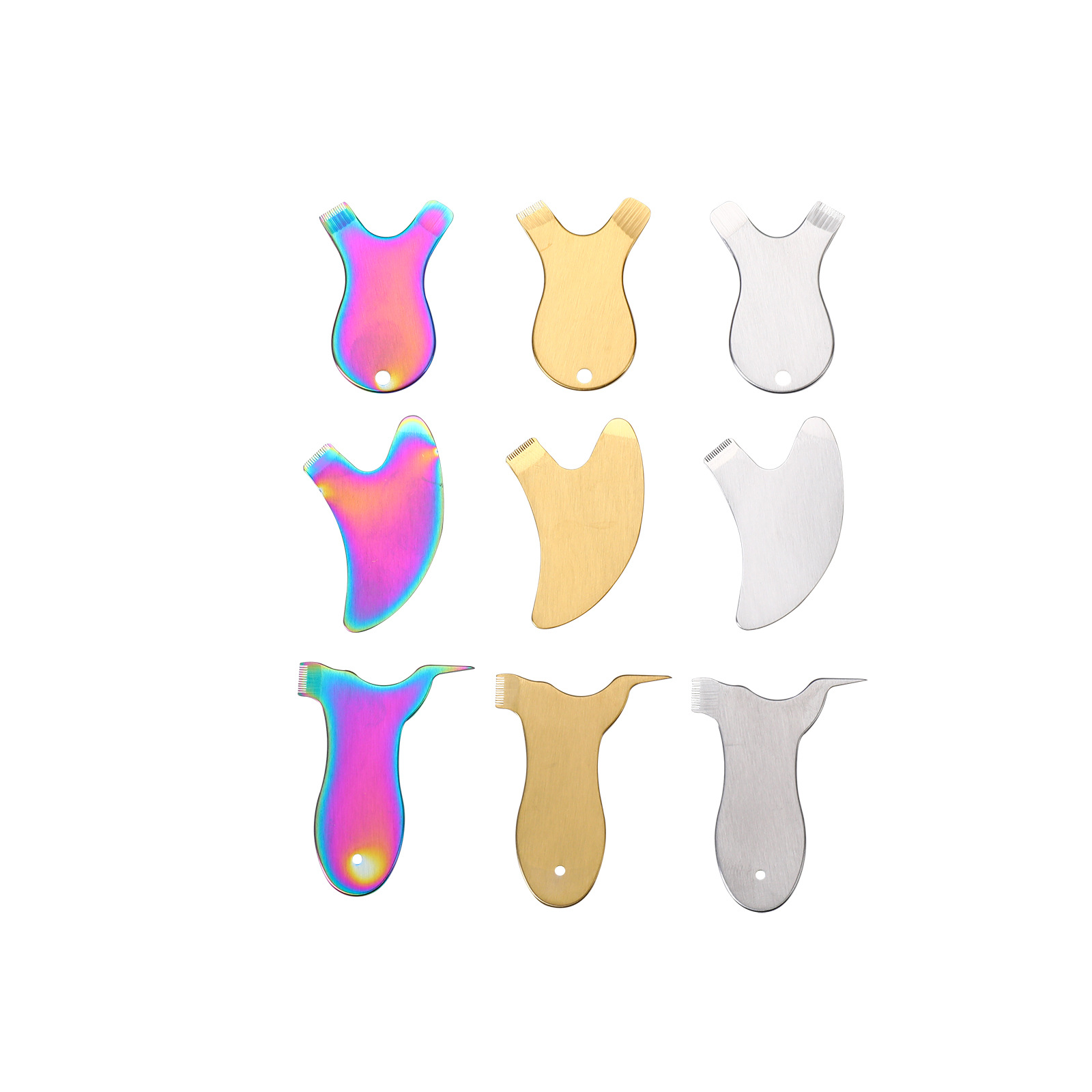 Figure colorée en forme de Y