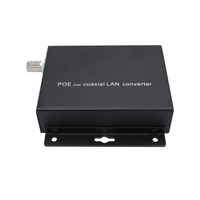 Extensor POE IP sobre Coaxial de 10/100 Mbps, Conversor de Puerto UTP a BNC de 30 W, Distancia Máxima de 500 m