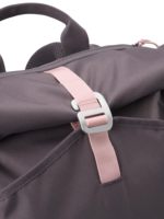 Sac à dos souple à fermeture éclair, tendance, 30x16x51cm, gris lys tropical, unisexe, adultes, polyester, 19-26L, imperméable, pour ordinateur portable 15 pouces