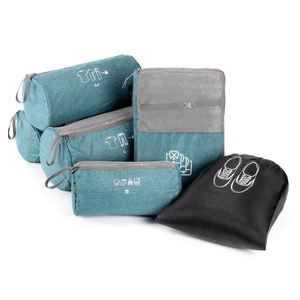 Juego de Cubos de Embalaje Personalizados, Organizadores de Equipaje de Viaje - Forma Cilíndrica y Organizador de Camisas - Juego de 6 - Product Image 1