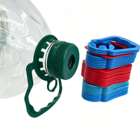 Porte-bouteille d'eau facile à transporter avec anse de traction, en PE et PP, poignée robuste pour bouteille d'eau potable de 5 gallons