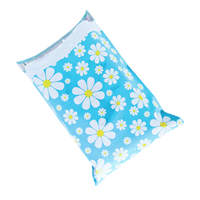 Enveloppes d'expédition auto-scellantes en poly imprimées Daisy pour emballage de boutique