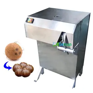 Coconut shell husk removing machine Coconut coir peeling machine coconut shelling scraping machine for sale
