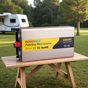 Convertisseur d'ondes sinusoïdales pures 3000W 3KW 12V 24V DC vers <span class=keywords><strong>220V</strong></span> 230V 240V 50Hz certifié CE UKCA pour camping-car, solaire et alimentation de secours domestique - Product Image 1