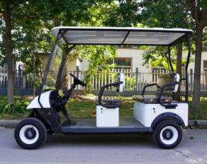 Nuovo Golf Cart Elettrico a Quattro Ruote con Motore Brushless e Batteria al Piombo-Acido, Velocità 30Km/h, Autonomia 70-90km, per Cinque/Sei Persone - Product Image 3