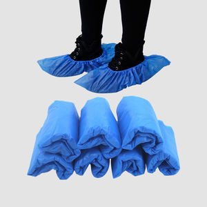 กันน้ำทิ้งรองเท้า Pe ปกป้องกันพลาสติกสีฟ้าเท้าครอบคลุม - Product Image 5