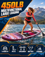 Planche à pagaie gonflable rigide en PVC ESUP 11 pieds, qualité professionnelle, pour lacs et rivières, option logo personnalisé, sac de pompe inclus, étanche