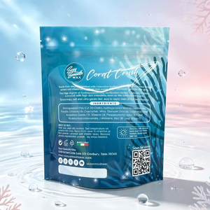 Manufacturer Custom Pattern Printed Clear Window Stand Up Zipper <b>Bag</b> For Hair Removal Cosmetic Packaging - Product Image 5