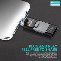 Unidad Flash USB OTG 3 en 1, logotipo personalizado gratis, compatible con múltiples formatos de decodificación, para regalos de empresa