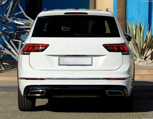 Pieza de automóvil de alta calidad para <span class=keywords><strong>Tiguan</strong></span> <span class=keywords><strong>2018</strong></span>, actualización a <span class=keywords><strong>R</strong></span> <span class=keywords><strong>Line</strong></span>, kit de ajuste Facelift con puntas de difusor trasero de arco de rueda delantera de parrilla - Product Image 3