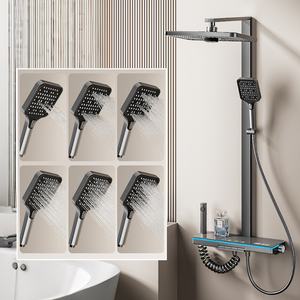 Nuevo Sistema de Ducha Inteligente con Pantalla Digital, Ducha de Cuerpo Completo con Efecto Lluvia, Estilo Piano, Juego de Ducha con una Sola Manija, Pulido Suave - Product Image 2