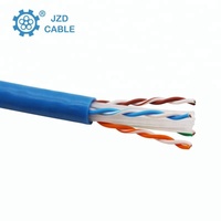 Produsen grosir Cat6 kabel Lan Utp Cat6 kabel luar ruangan Pvc Hdpe Cat 6 kabel Ethernet Utp kualitas tinggi jaringan Cca Lan 305m