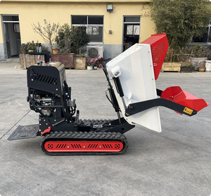 Mini-dumper chenillé manuel multifonctionnel à essence avec benne hydraulique, chargeur sur chenilles 2 tonnes, livraison gratuite, garantie 1 an - Product Image 5