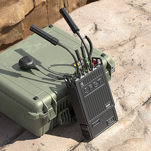 Backpack-mounted Wireless Tactical Data Transmission System 5kw Fm Transmitter Wireless Receiver Ip Mesh