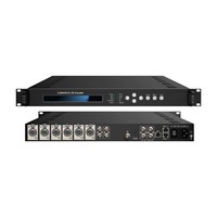 Encodeur vidéo H.265 HEVC à canal unique SDI HD avec entrée MPEG TS sur IP, insertion de logo OSD et QR