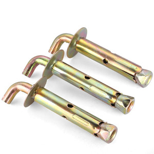Boulons d'ancrage de fixation de manchon plaqué en acier au carbone avec boulon à tête de type <span class=keywords><strong>crochet</strong></span> L J <span class=keywords><strong>pour</strong></span> <span class=keywords><strong>mur</strong></span> en béton - Product Image 4