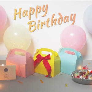 Blue Party Favor Treat Goodie Boxes Gable Paper Gift Perfect Prince Baby Boy Shower Decoración Suministros Fiambrera desechable - Product Image 2