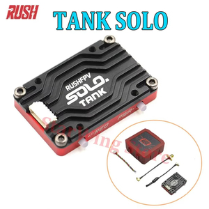 Transmisor de Video RUSHFPV Rush Tank Solo 5.8G VTX con Carcasa CNC, 48 Canales, 1.6W de Alta Potencia y Micrófono Integrado para Drones RC <span class=keywords><strong>FPV</strong></span> - Product Image 4
