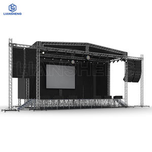 Podio escenario Chapiteau mariage exposición cabina carpa y sillas conjunto para evento escenario torres de plataforma de aluminio - Product Image 2