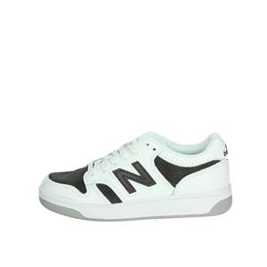 Scarpe da ginnastica New Balance per bambini PSB480VB Scarpe alla moda in tela bianca e verde - Product Image 1