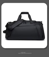Sac de sport et de voyage Oxford imperméable à grande capacité avec sangle réglable, poignée souple et séparation humide/sec