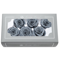 Rose préservée de qualité A 5-6cm Forever Eternal Forever Fleurs et plantes Roses conservées pour la décoration