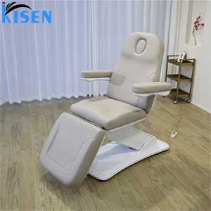 Lit de beauté électrique Kisen à moteur ultra-silencieux et puissant, avec dossier réglable multifonction, mobilier de salon, de tatouage et de massage - Product Image 4
