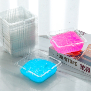 Ceniceros Desechables Cuadrados de Plástico, con Arena Antiescarcha, para Hogar y Oficina, Paquete al por Mayor - Product Image 1