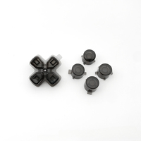 Bouton transparent WEIAI ABXY pour manette PS5, remplacement du bouton ABXY Dpad