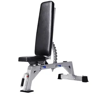 SK卧推功能训练器健身房长凳可调深蹲架机举重长凳，带平台安全平板