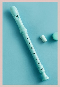 Modèle allemand Flûte à <span class=keywords><strong>bec</strong></span> soprano 6 et 8 trous Abs d'instruments d'entrée de gamme pour enfants débutants - Product Image 4