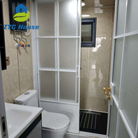 Maisons préfabriquées extensibles, mini-maisons sur remorque, maisons préfabriquées, maisons préfabriquées à 2 chambres avec toilettes, maisons préfabriquées
