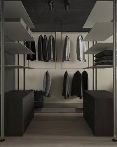 YK costruito nello specchio d'angolo porta a battente <span class=keywords><strong>abbigliamento</strong></span> Ardrobe armadio camera da letto mobili con isola - Product Image 2