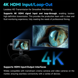 Godox GM6S Pro 5,5 дюймов 10 Вт 4 К ультра яркий монитор камеры DSLR 3D LUT сенсорный экран IPS FHD 1920x1080 видео 4 К HDMI поле Monit - Product Image 5