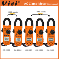 Pince multimètre numérique à gamme automatique CM-2007 CAT III 600V AC True RMS 4000 Testeur de multimètre électrique