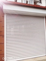 Porte à enroulement en alliage d'aluminium de haute qualité, antivol, avec système de ventilation et mécanisme de défilement, pour atelier et usage commercial