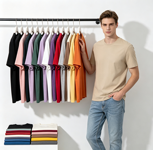 T-shirt vierge surdimensionné de qualité supérieure avec logo personnalisé, OEM ODM, faible MOQ, directement de l'usine, multicolore, vente en gros - Product Image 1