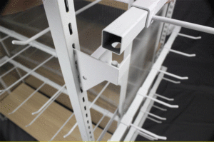 Tubi quadrati per ganci di supporto per gli scaffali dei supermercati nei negozi al dettaglio - Product Image 2