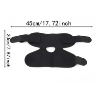 Sangle de compression respirante et flexible en polyester et coton unisexe pour la protection de la cheville et le soutien articulaire pour le football et le basketball
