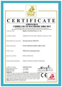 Machines à bois électriques Machine à plastifier à colle chaude Pur pour MDF WPC UPVC papier de couverture en aggloméré <span class=keywords><strong>CPL</strong></span> Film feuille - Product Image 2