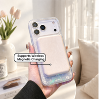 Coque de téléphone antichoc avec anneau magnétique et coussin d'air en TPU+PC IMD IML résistante à l'usure pour 11-17 Pro Max, fournisseur d'usine OEM