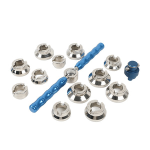 <b>Watch</b> Repair <b>Tool</b> 15 Piece Stainless Steel <b>Watch</b> Opener Disassembler Kit <b>For</b> Home <b>Watch</b> Repair Durable - Product Image 1