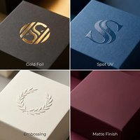 Boîte d'expédition ondulée haut de gamme personnalisée avec logo, écologique, or rose et violet, avec estampage à chaud pour cadeaux d'abonnement cosmétiques