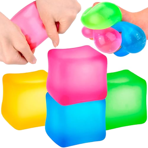 Liyu #99 Exquisite Cube Sensory Relief <b>Anxiety</b> Squeeze <b>Toy</b> Super Solid Function Decompression Artifact TPR Material Unisex Ages - Product Image 1