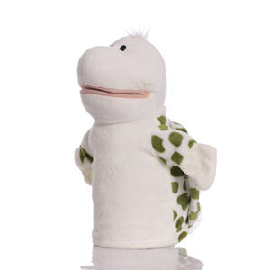 25cm lindo Animal <span class=keywords><strong>de</strong></span> peluche marioneta <span class=keywords><strong>de</strong></span> mano juguete Lobo León cocodrilo vaca marioneta mano educación historia muñeca juguete para bebé chico - Product Image 5