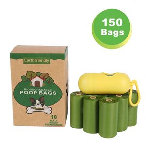 Sacs à déjections canines biodégradables de haute qualité 2025, personnalisables avec logo, vente en gros, pour chiens - Product Image 1