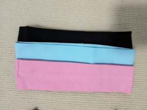 Ensemble de vêtements de détente deux pièces pour femmes de qualité supérieure, avec logo personnalisé, <span class=keywords><strong>pantalon</strong></span> en coton et élasthanne à revers et bandeau, idéal pour l'été - Product Image 6
