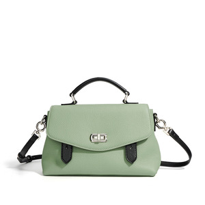 Borsa a Tracolla Vintage in Vera Pelle, Piccola Borsa a Mano con Texture Lychee, Logo Personalizzato, <span class=keywords><strong>Basso</strong></span> MOQ, Borsa Messenger con Manico Superiore per Donne - Product Image 4
